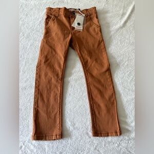 New Catimini Unique Piece Brown Chino Pants Boys 3 Years nwt